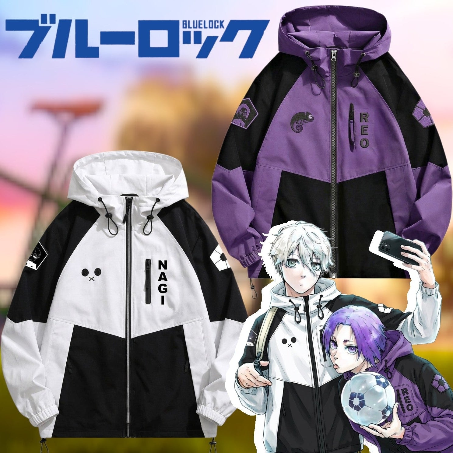 Campera compartida Nagi y Reo - Blue Lock