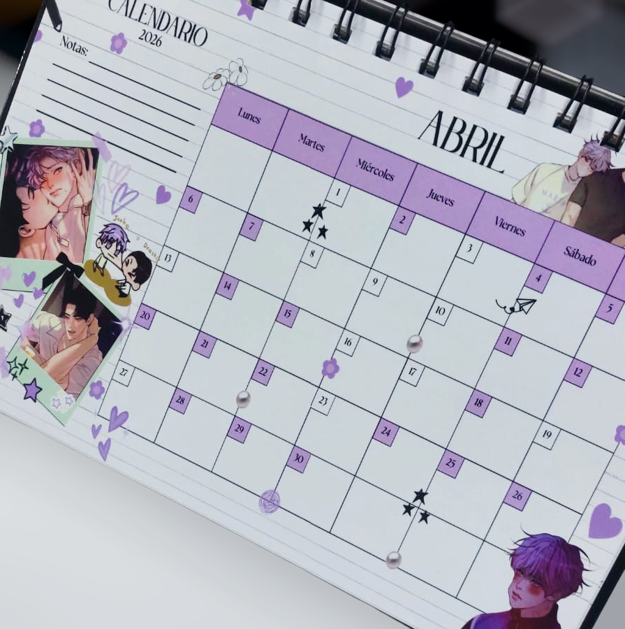 Calendario de mesa BL 2026