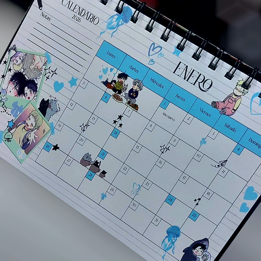 Calendario de mesa BL 2026