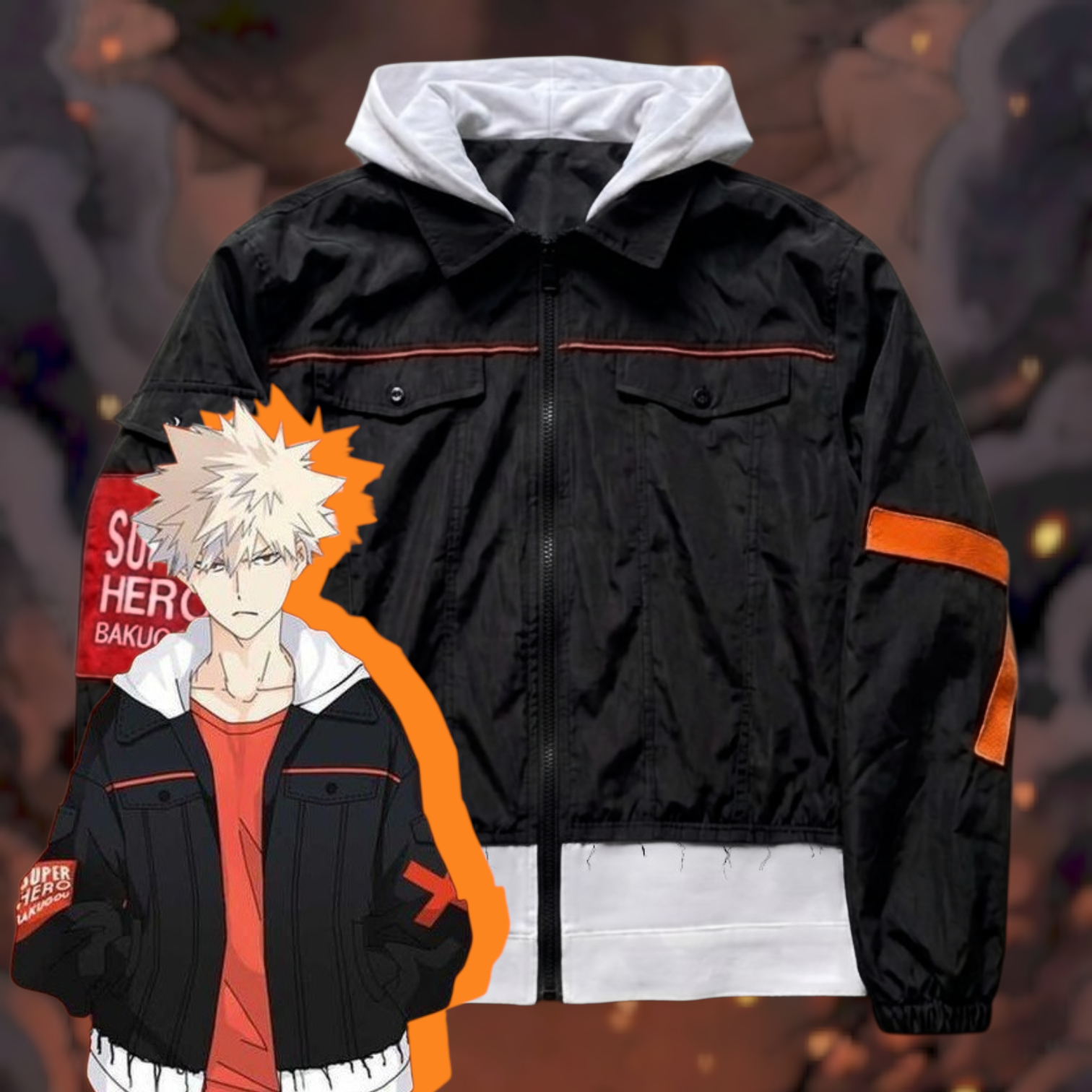 Jaqueta Bakugo Katsuki - My Hero Academia