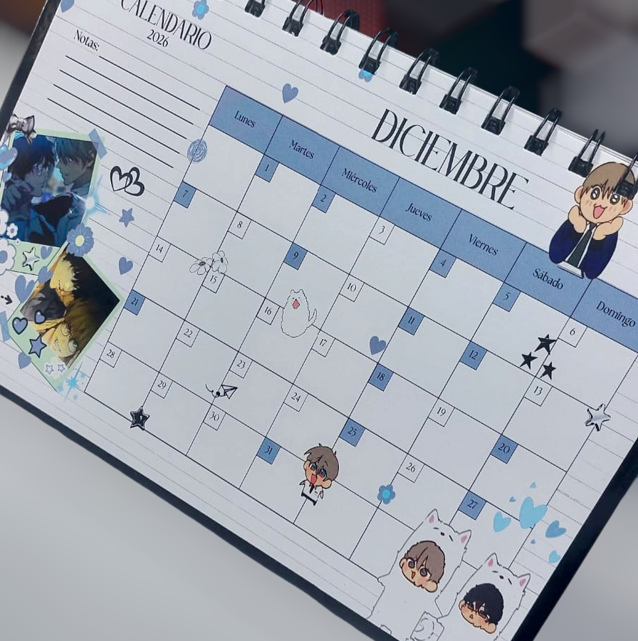 Calendario de mesa BL 2026