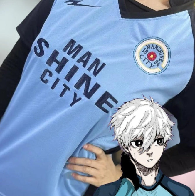 Conjunto man shine city - blue lock