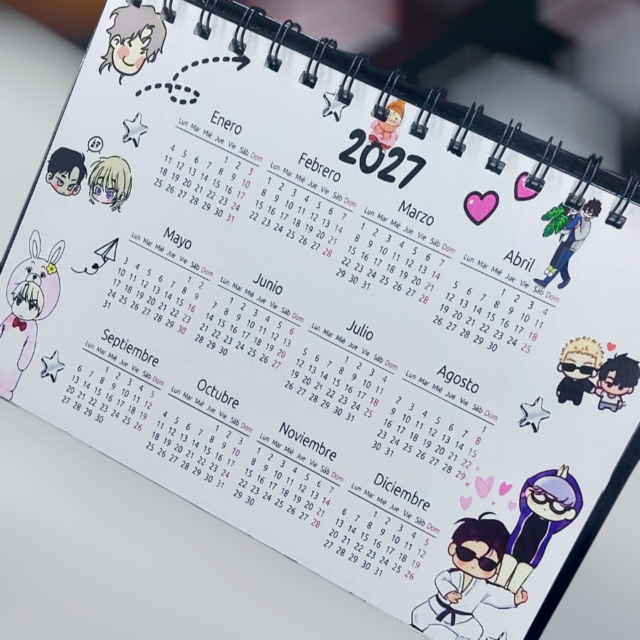 Calendario de mesa BL 2026