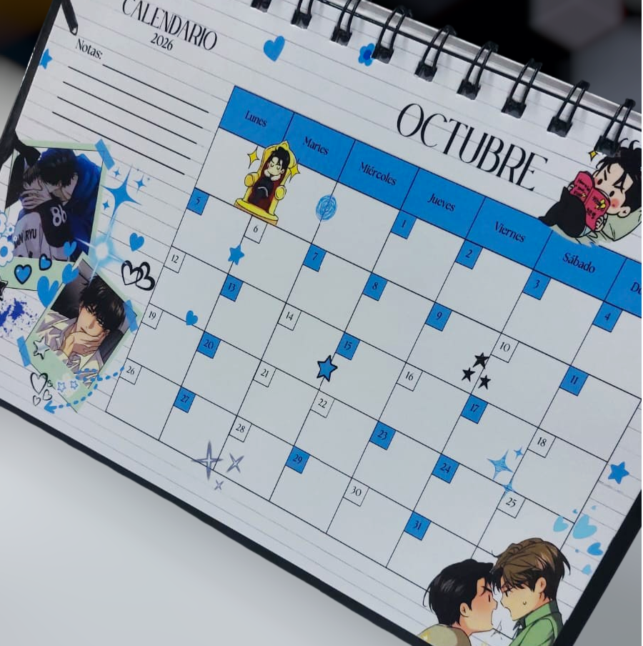 Calendario de mesa BL 2026